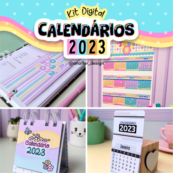 Kit Digital - Calendários 2023