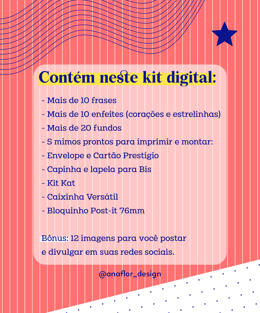 Kit Bis Digital pronto para Imprimir